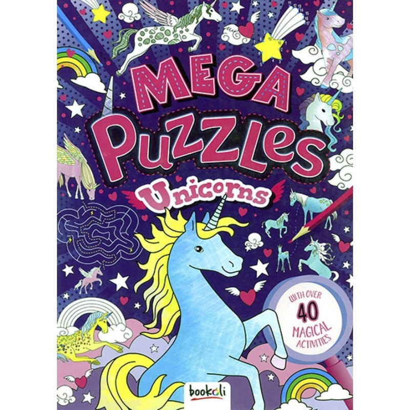 Mega Puzzles Unicorns Activity Book