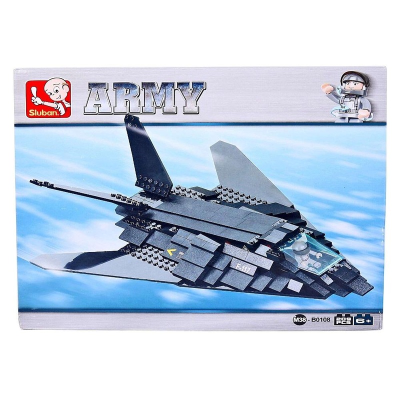 Sluban M38-B0108  F-1 17 Invisible Bomber Blocks Toy Set – 209 Pieces