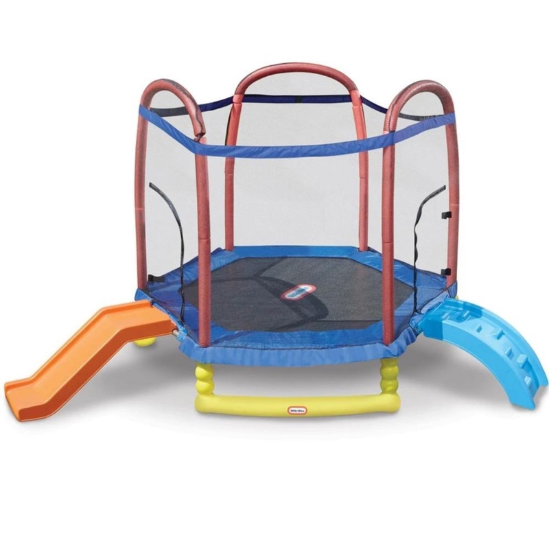 Little Tikes 7′ Climb ‘n Slide Trampoline