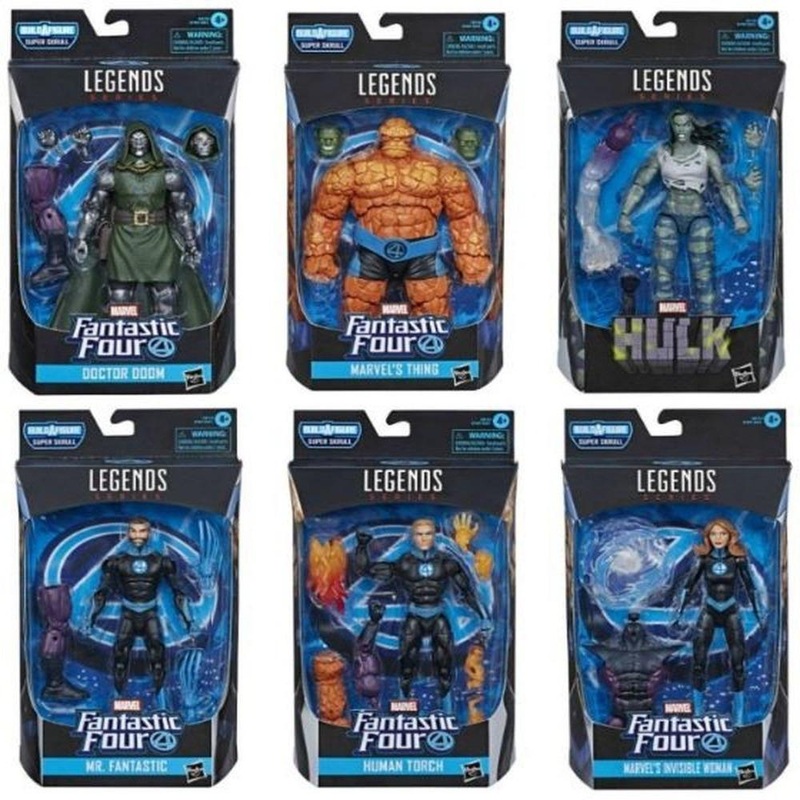 Marvel Legends Fantastic Four Super Skrull Series Set of 6