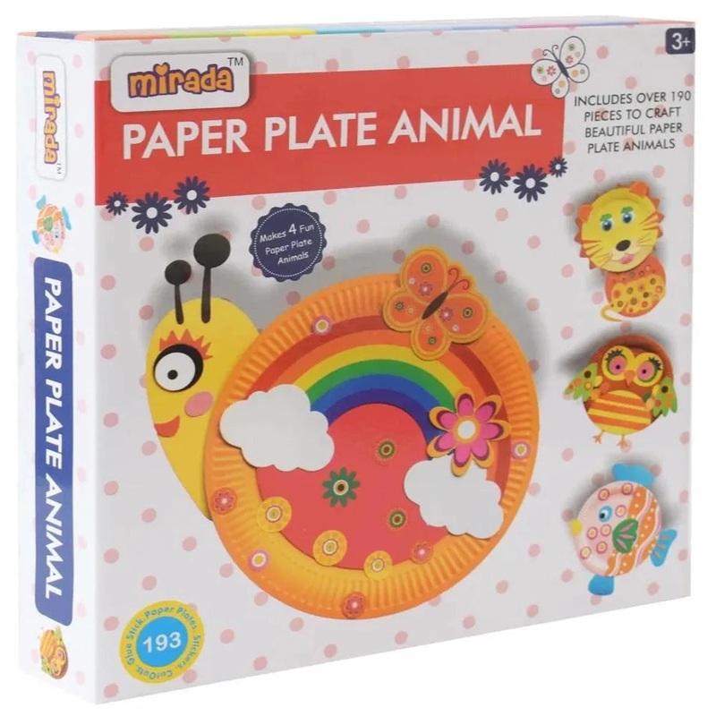 Mirada Paper Plate Animals