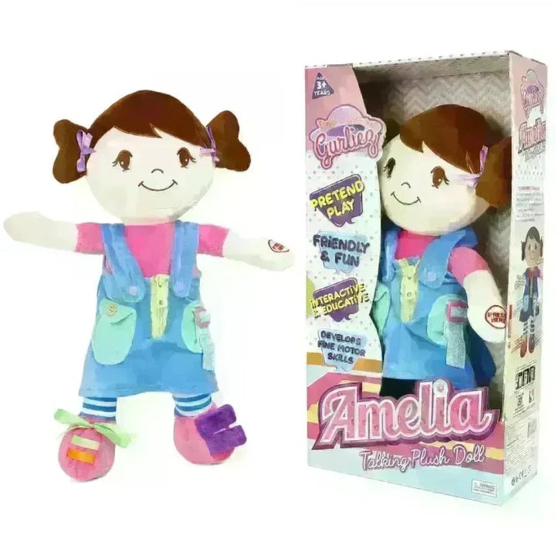 Striders Impex Gurliez Amelia Talking Plush Doll