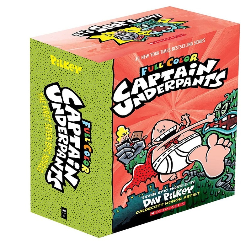 Full Color Captain Underpants ( Set Of 7 Books )