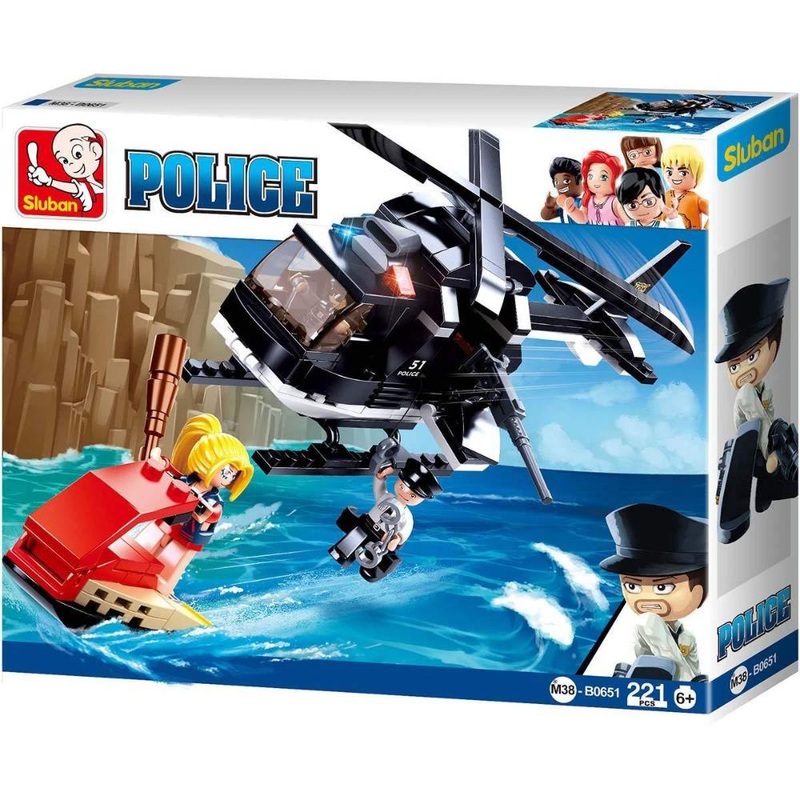 Sluban M38-B0651 Assault Helicopter Building Block Set – 221 Pieces