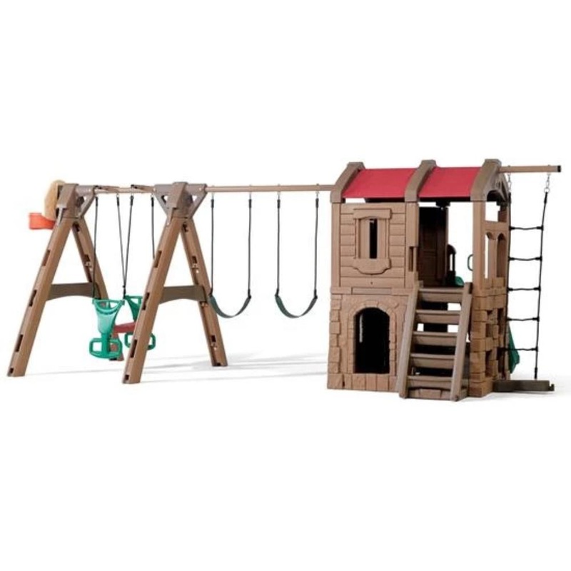 Step2 Naturally Playful Adventure Lodge Play Center with Glider