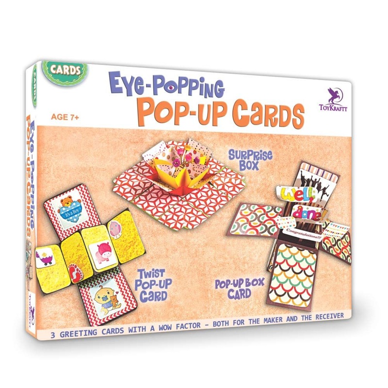 Toykraftt Eye-Popping Pop-Up Cards