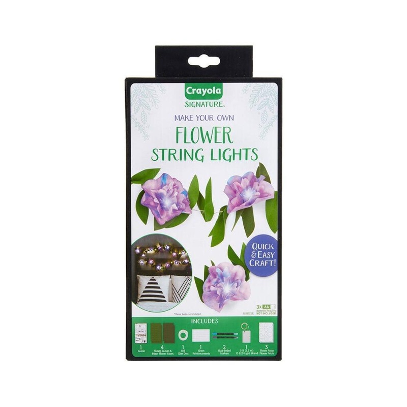 Crayola Signature Flower String Lights Craft Kit