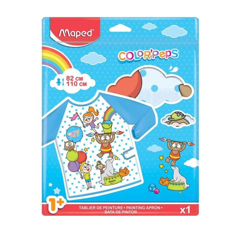 Maped Early Age Painting Apron Bag