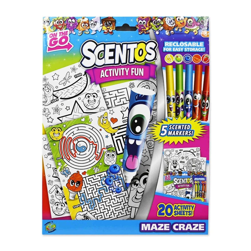 Scentos Scented On-The-Go Bags Set Maze Craze