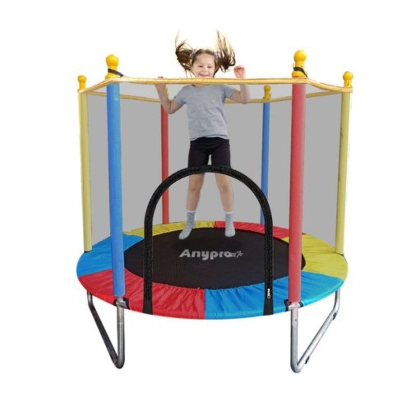 Toy Park 55 inches Rainbow Superior Junior Trampoline