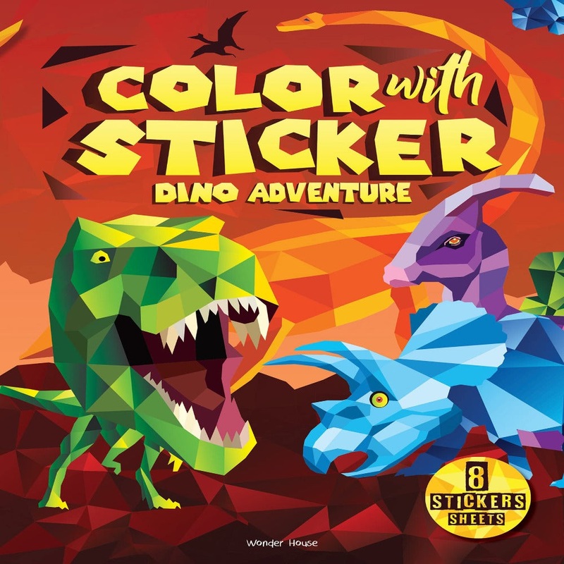 Colour With Sticker|Colour With Sticker Dino Adventures|Colour With Sticker Birds Adventure|Colour With Sticker Jungle Adventure|Colour With Sticker Underwater Adventure|Colour With Sticker Unicorn Adventure