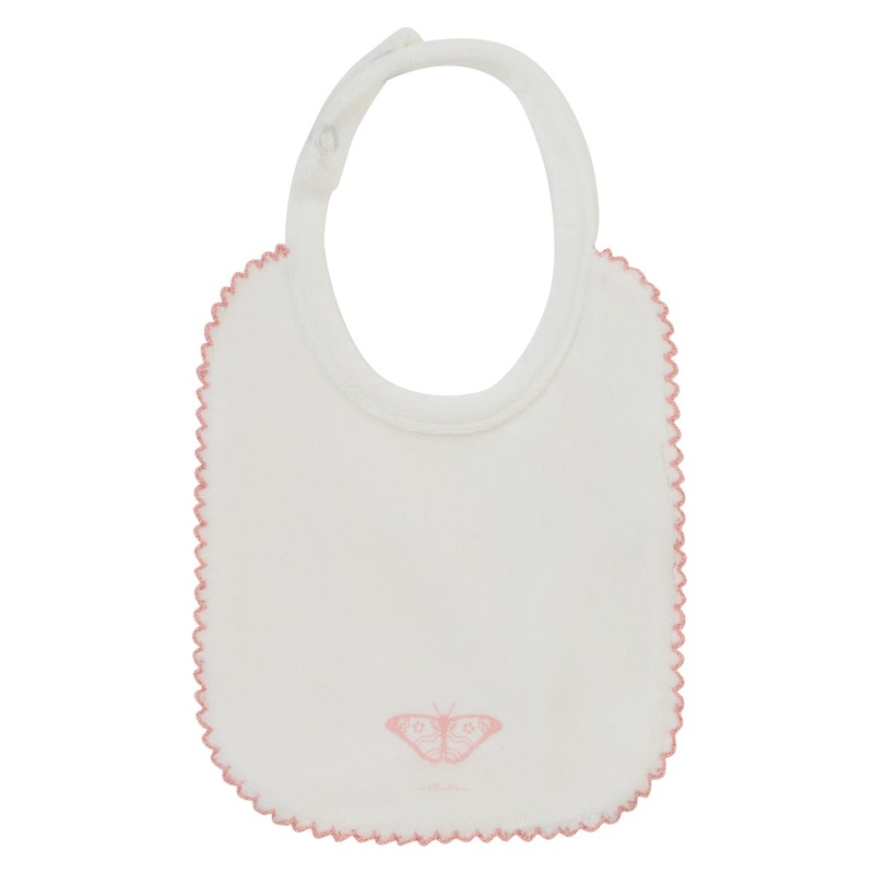 Flutter Bib – White Pink|White Pink