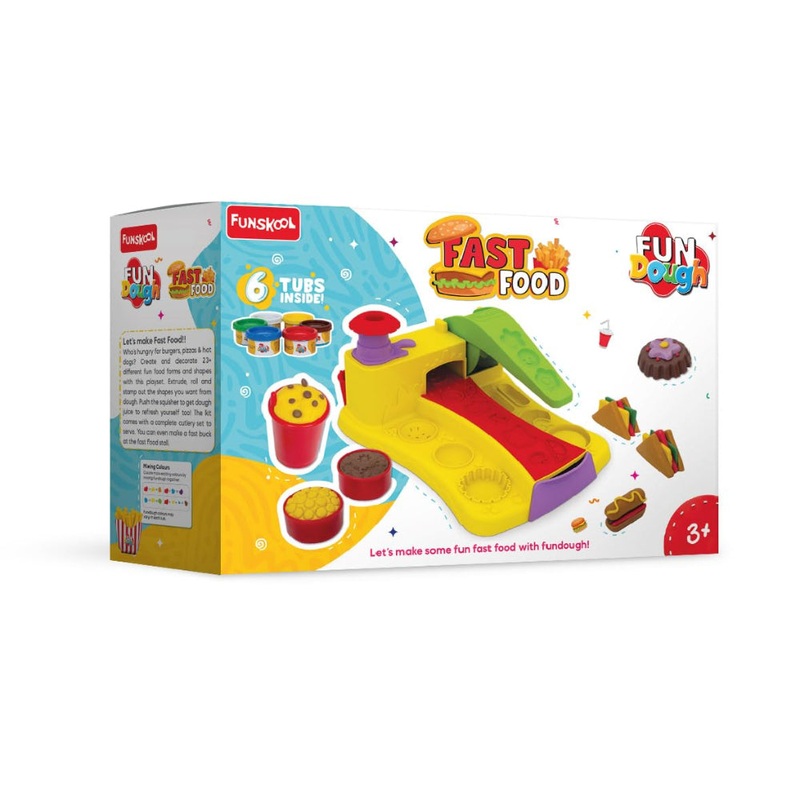 Funskool Fundough Playset – Fast Food
