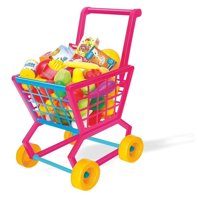 Toyzone Barbie Smart Shopping Trolley -Multicolor