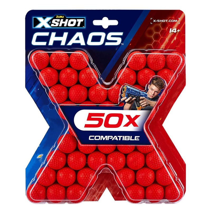 Zuru X-Shot Chaos 50 Refill Dart Balls