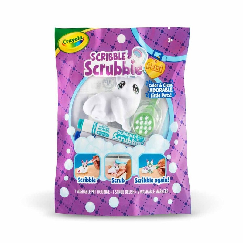 Crayola Scribble Scrubbie Pets, 1 Count -Assortment