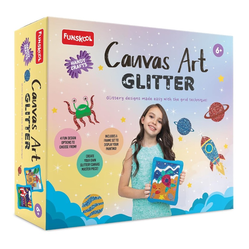 Funskool Handycrafts Canvas Art Glitter