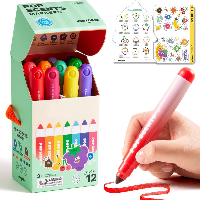 Jar Melo Pop Scents Markers|12 Colors|24 Colors