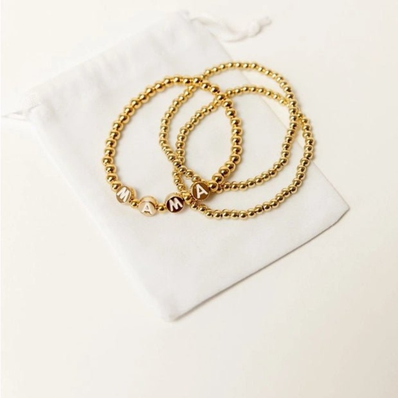 Mama Gold Bracelet Set