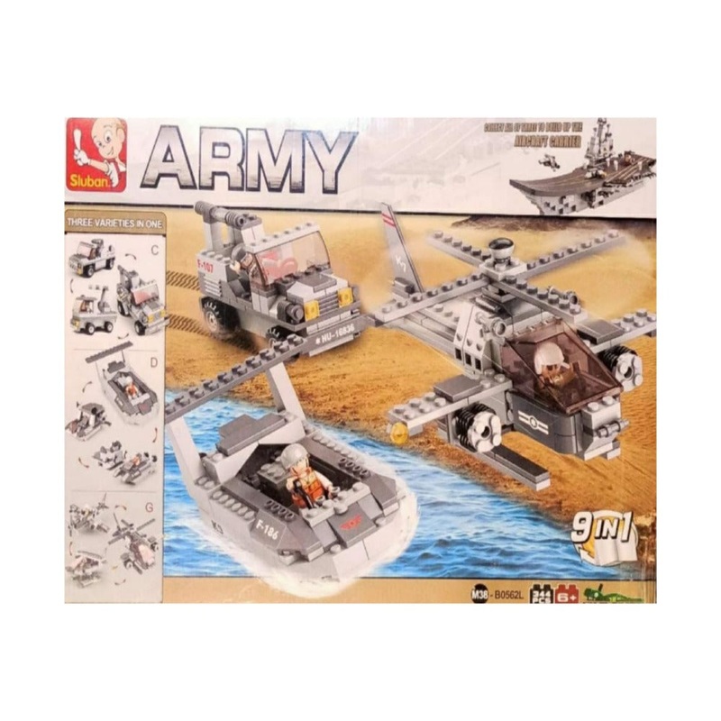 Sluban M38-B0562l 3 in 1 Aircraft Carrier -344 Pcs