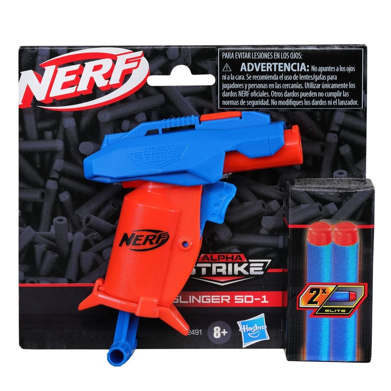 Nerf Alpha Strike Slinger Sd-1 Single-Fire Dart Blaster