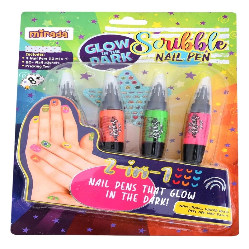 Mirada Glow in the Dark Scribble Nail Pen