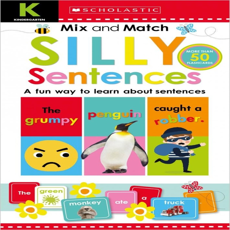 Mix & Match Silly Sentences Kindergarten Book