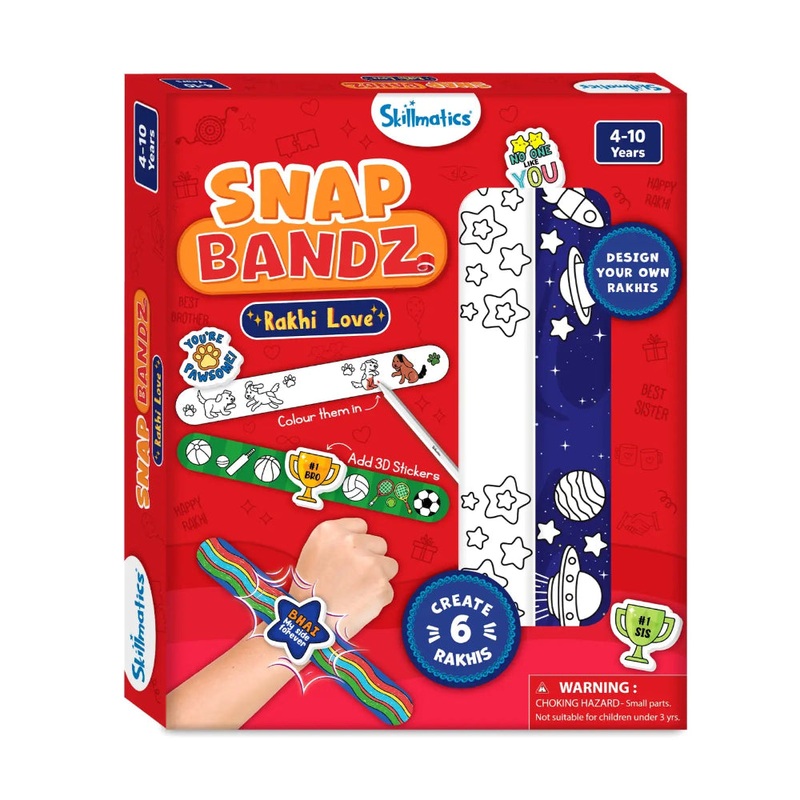 Skillmatics Snap Bandz – Rakhi Love Art & Craft Activity Kit