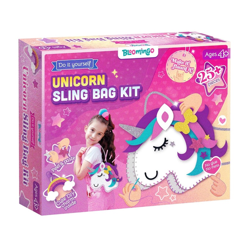 Bloomingo Unicorn Sling Bag DIY Craft Kits