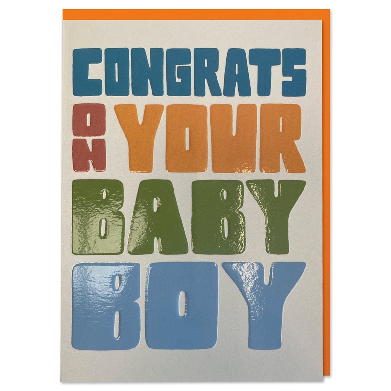 Congrats on your baby boy