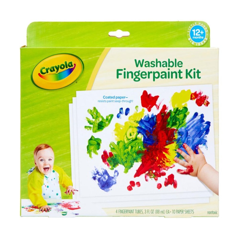 Crayola Washable Finger Paint Set for Toddlers