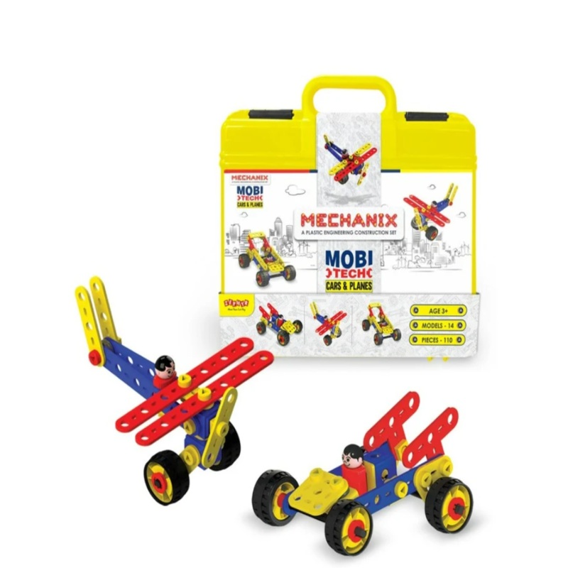 Zephyr Mechanix Mobi Tech Cars & Planes – 110 Pieces