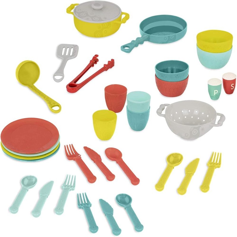 Battat B. Toys- Mini Chef Kitchen Set Cook & Play Accessories