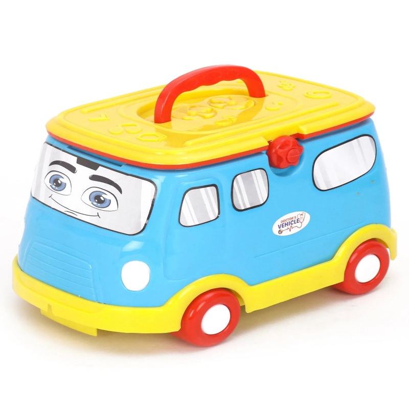 Mamma Mia 2 in 1 Doctors Role Play Vehicle Set of 16 – Multicolour