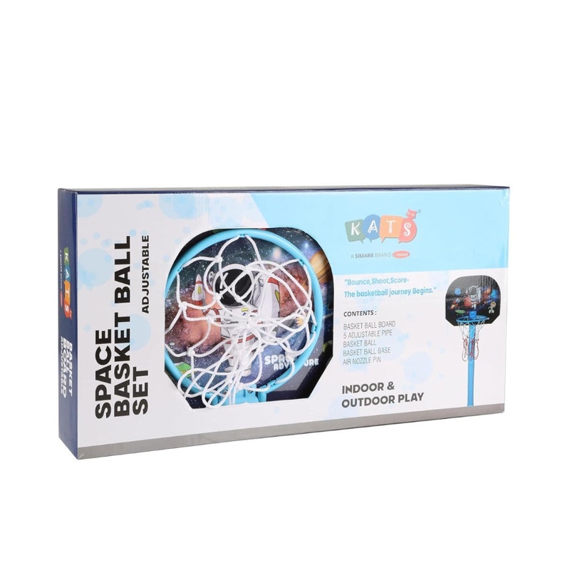 Simarr Kats Space Adjustable Basket Ball Set