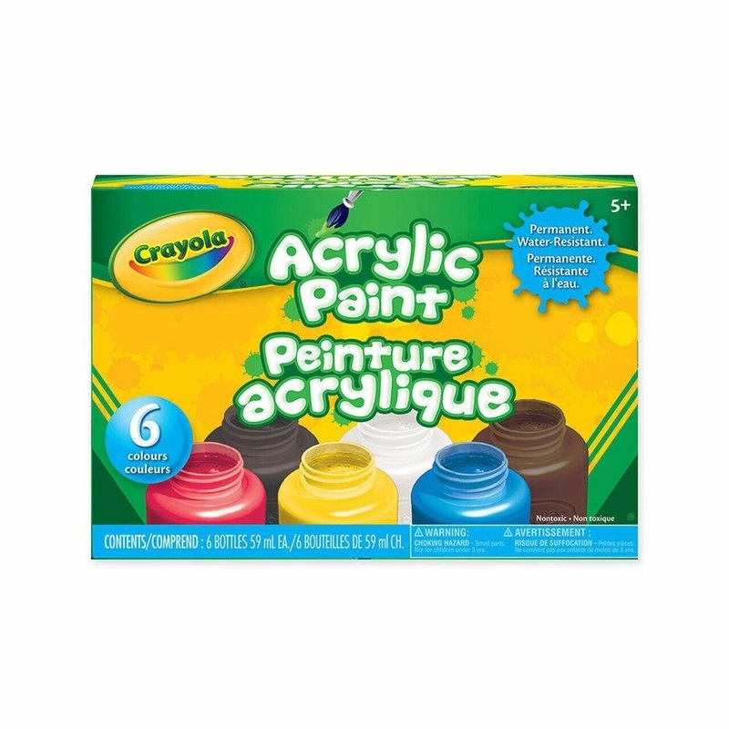 Crayola Acrylic Paint 6 Count