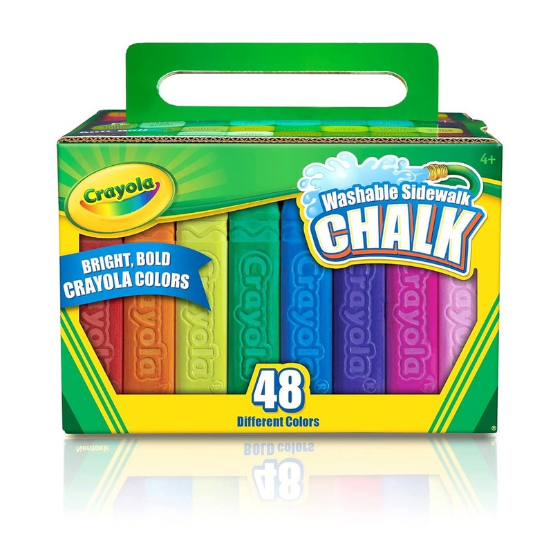Crayola Washable Sidewalk Chalk, 48 Count