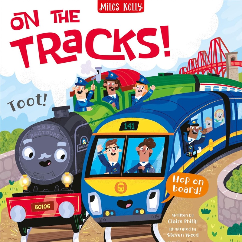 Miles Kelly Picture Book|On The Tracks!|On The Road!|Diggers!|Tractors!
