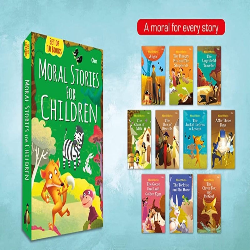 Moral Stories for Children (Set of 10 Books)