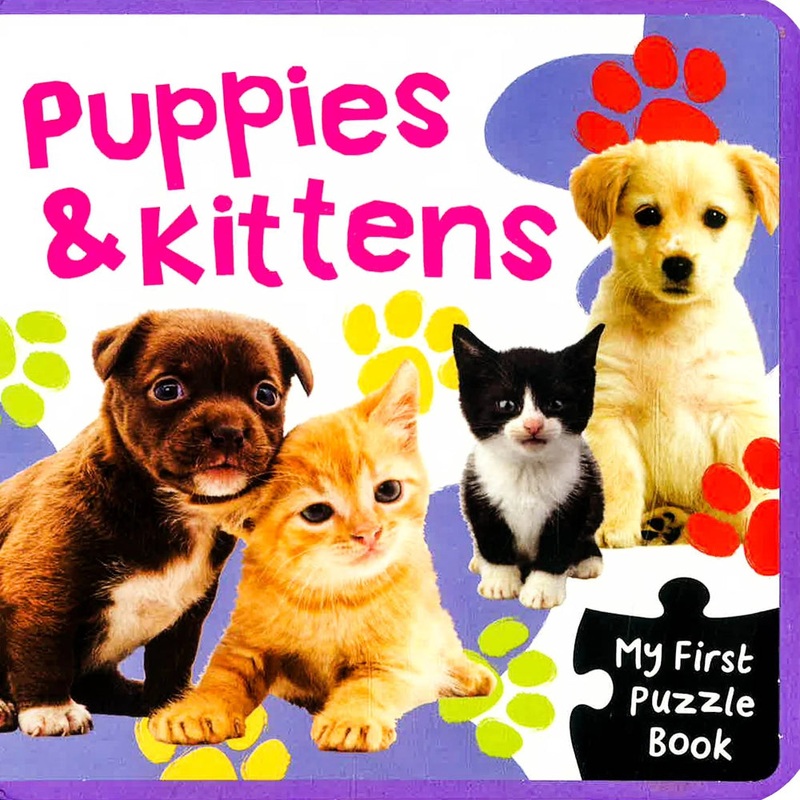 My First Puzzle Book|Puppies & Kittens|Mummies & Babies|Farm Animals