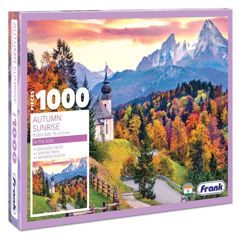 Frank Autumn Sunrise Jigsaw Puzzle – 1000 Pieces