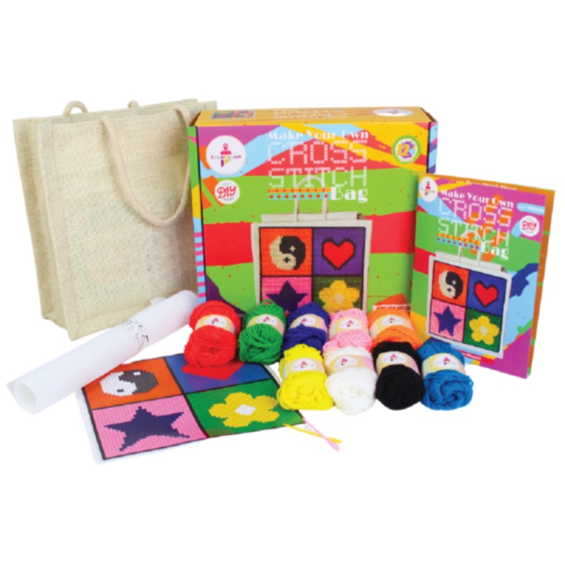 Kalakaram Make Your Own Cross Stitch Bag