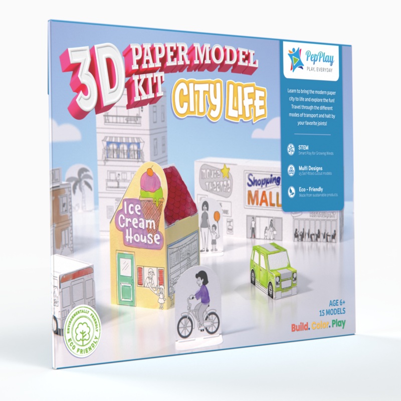 PepPlay 3D Paper Model Kit