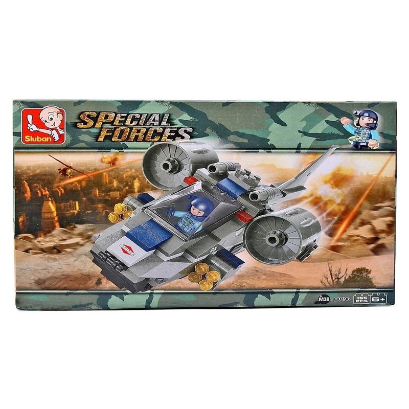 Sluban M38-B0196 Attack Aircraft Blocks Toy Set – 155 Pieces