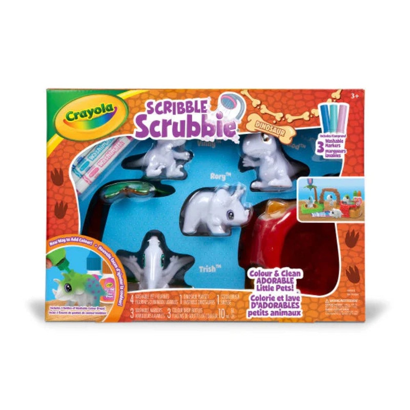 Crayola Scribble Scrubbie Dinosaur Set
