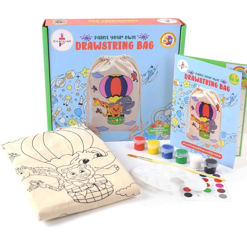 Kalakaram Drawstring Bag Animal Print