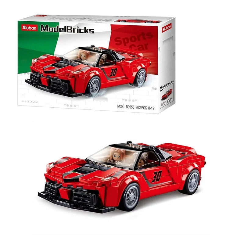Sluban M38-B0955 Racing Car Building Blocks Kit