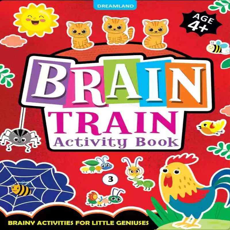 Brain Train Activity Book|Brain Train Activity Book Age 4+|Brain Train Activity Book Age 5+|Brain Train Activity Book Age 6+