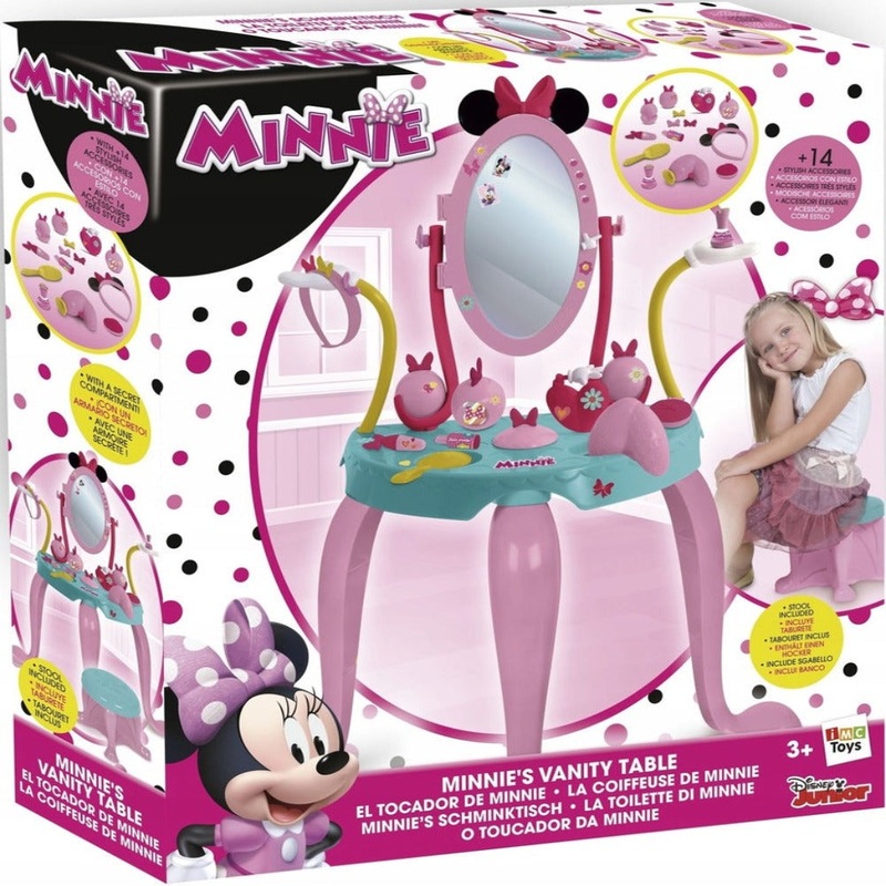 IMC Plastic Minnie Vanity Set with Legs and Stool