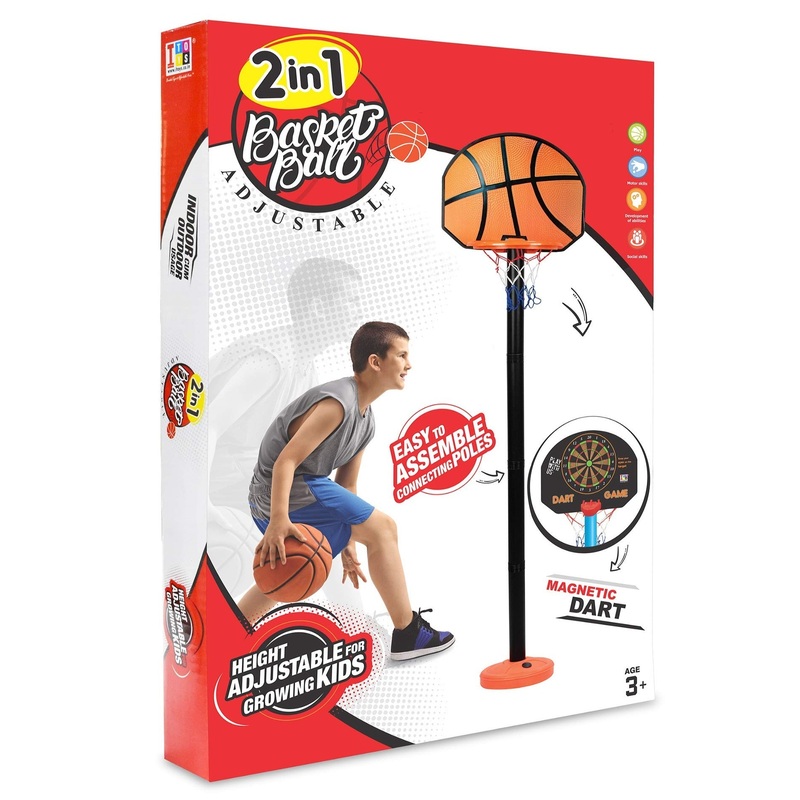 Itoys 2 in 1 Shooting Champ Basket Ball